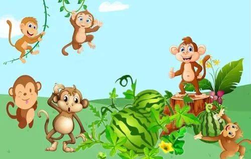 学猴吃瓜小品,一场爆笑的校园喜剧